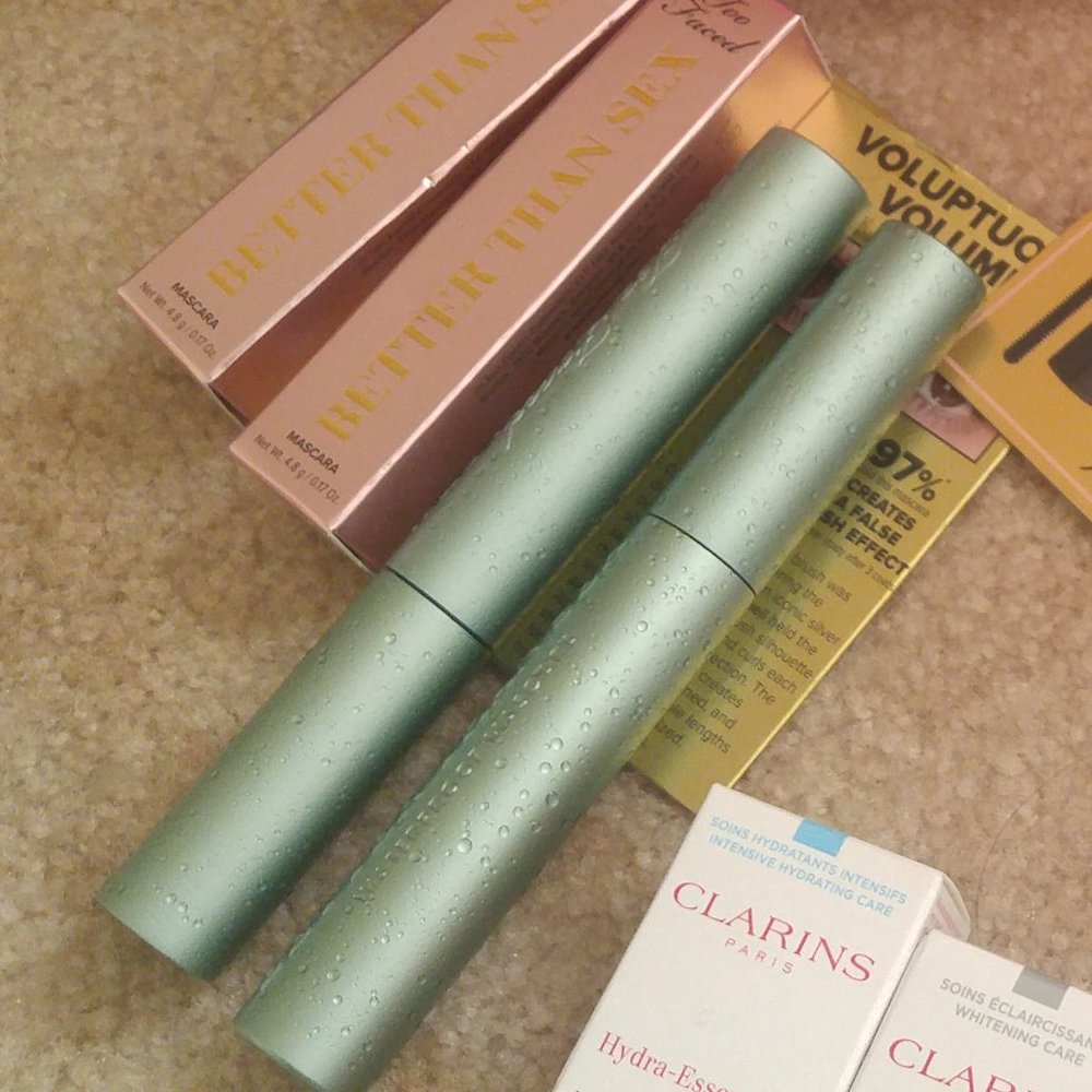 2x Too Faced Better than Sex Waterproof Mascara